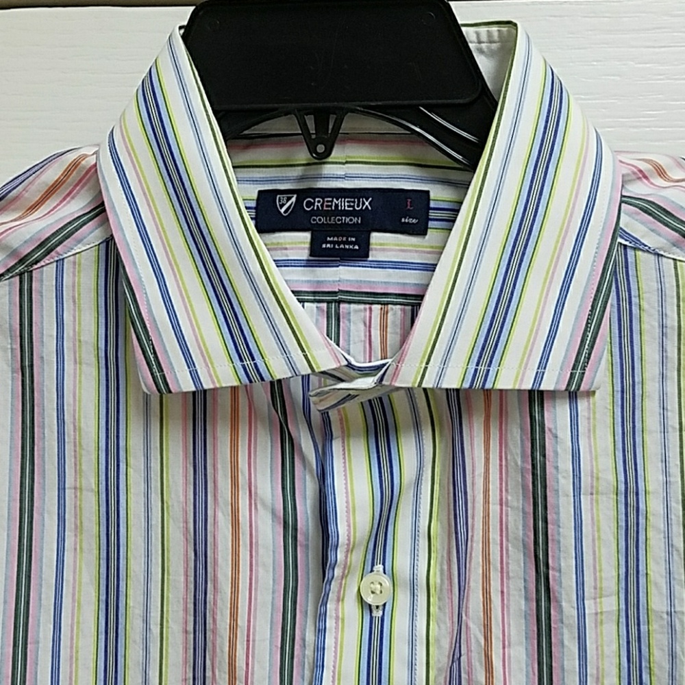 Cremieux Collection Men's Button Down Dress Shirt